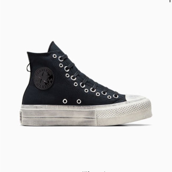 converse platform high tops size 6 - Picture 2 of 4